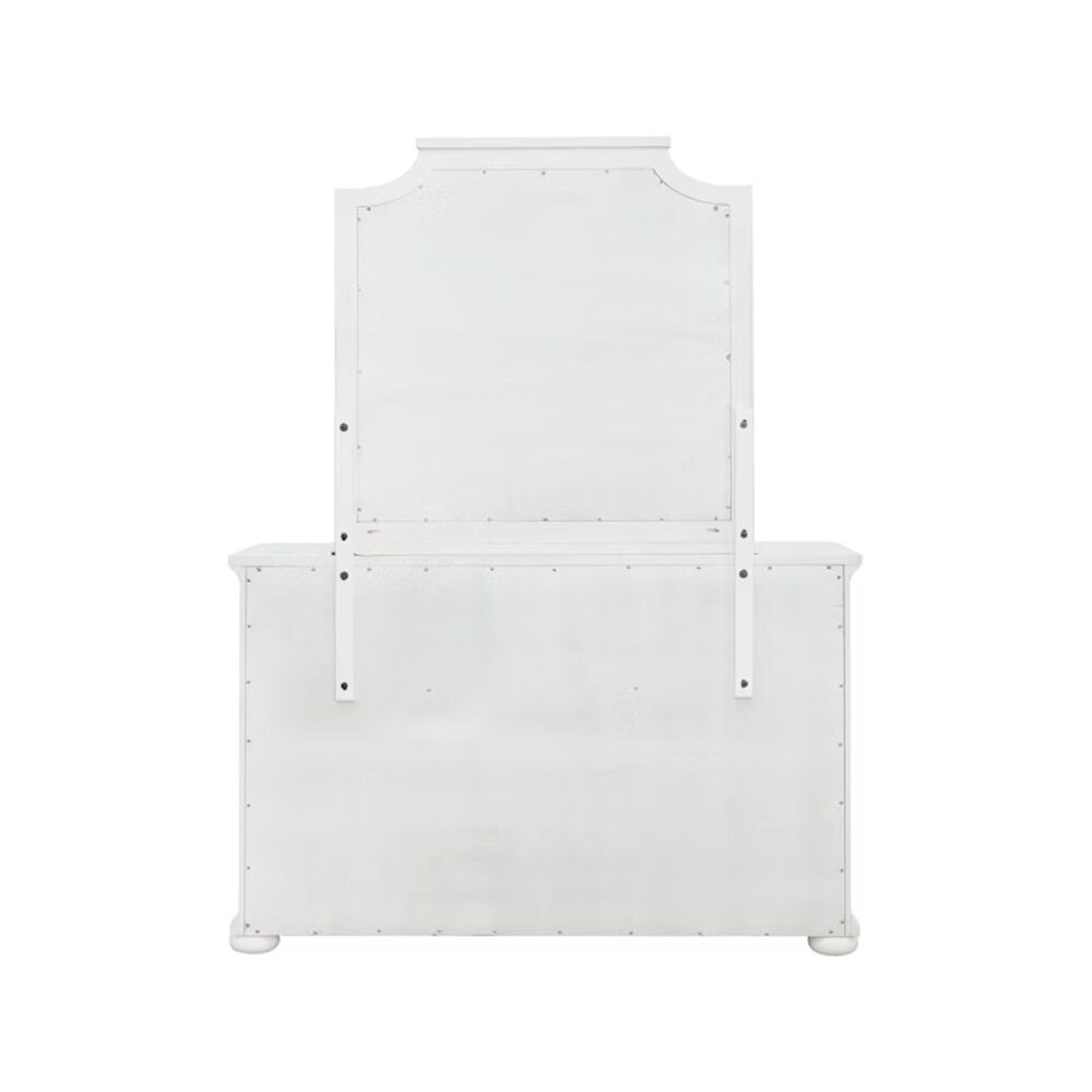 Samuel Lawrence Savannah Beveled Mirror in White, , large