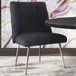 Tov Furniture Batik Linen Dining Chair in Black, , large