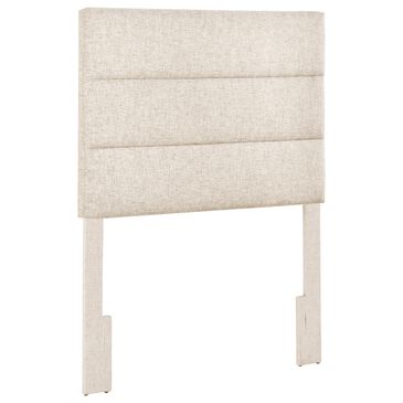 Accentric Approach Twin Adjustable Headboard in Beige, , large
