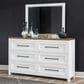Legacy Classic Franklin Dresser Mirror in Natural White, , large