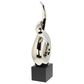 Maple and Jade 22" Abstract Sculpture in Silver and Black, , large