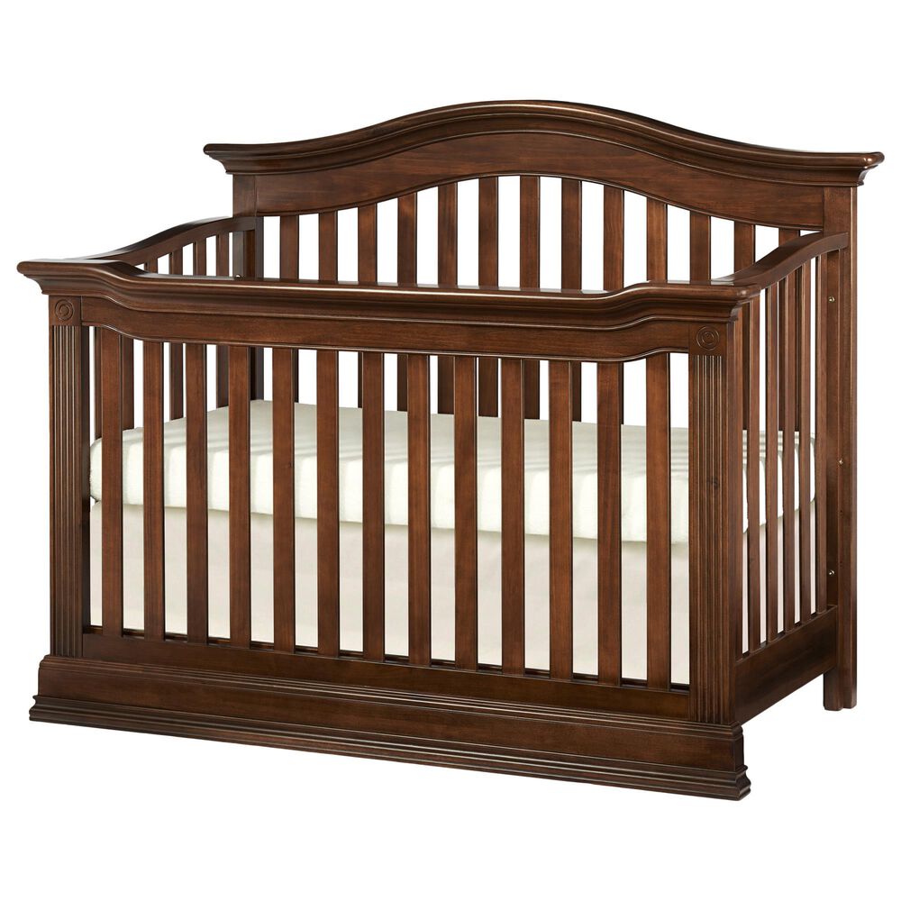 Baby Cache Montana 4-In-1 Lifetime Convertible Crib in Brown Sugar, , large