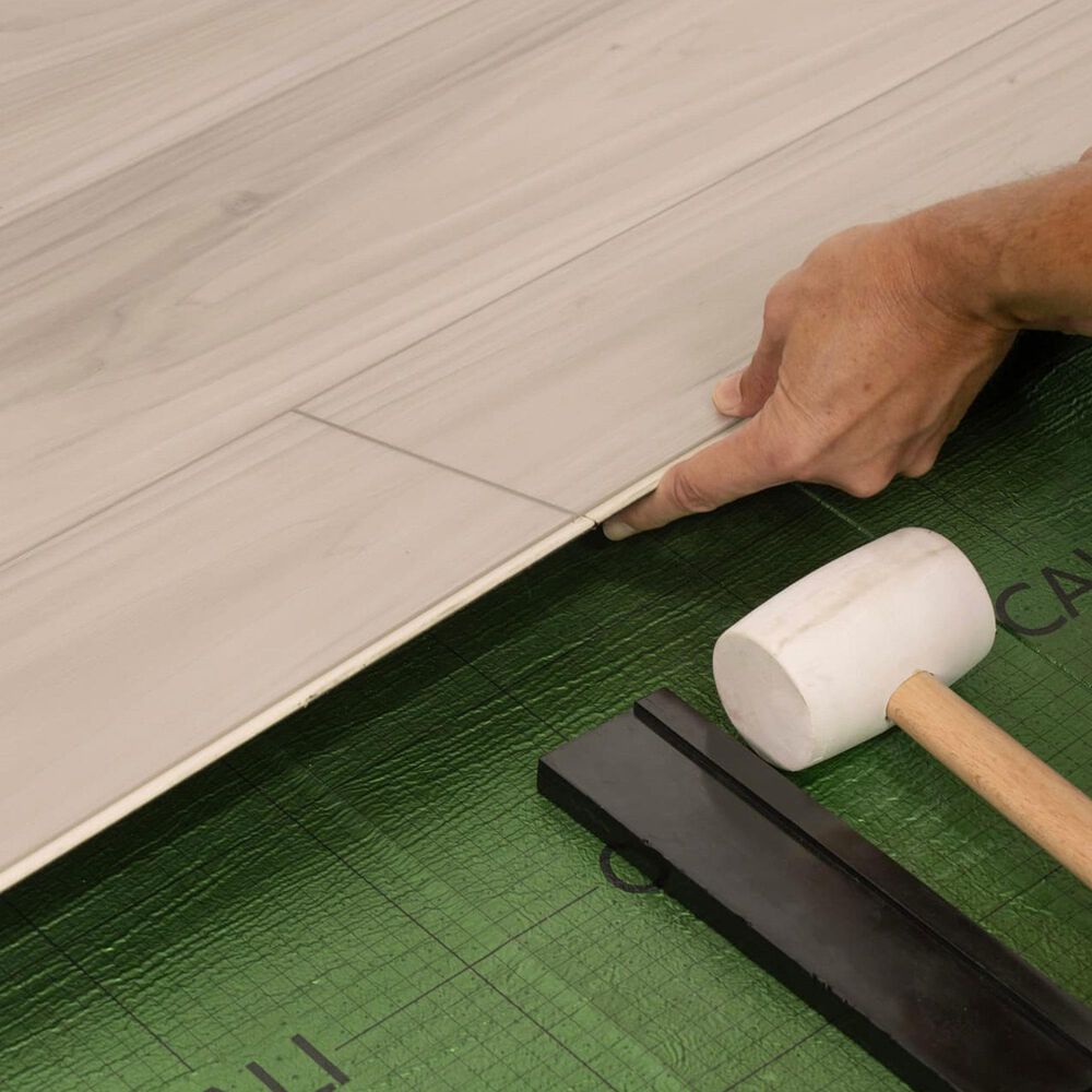 Cali Flooring Trestles Railway Gray 7" x 48" Luxury Vinyl Plank, , large