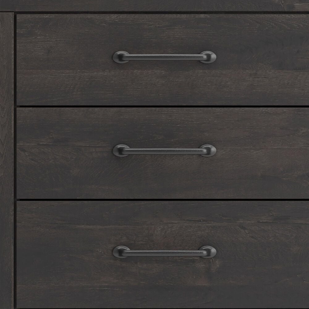 Ashley Hollivern 5-Drawer Chest in Dark Gray, , large