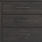 Ashley Hollivern 5-Drawer Chest in Dark Gray, , large