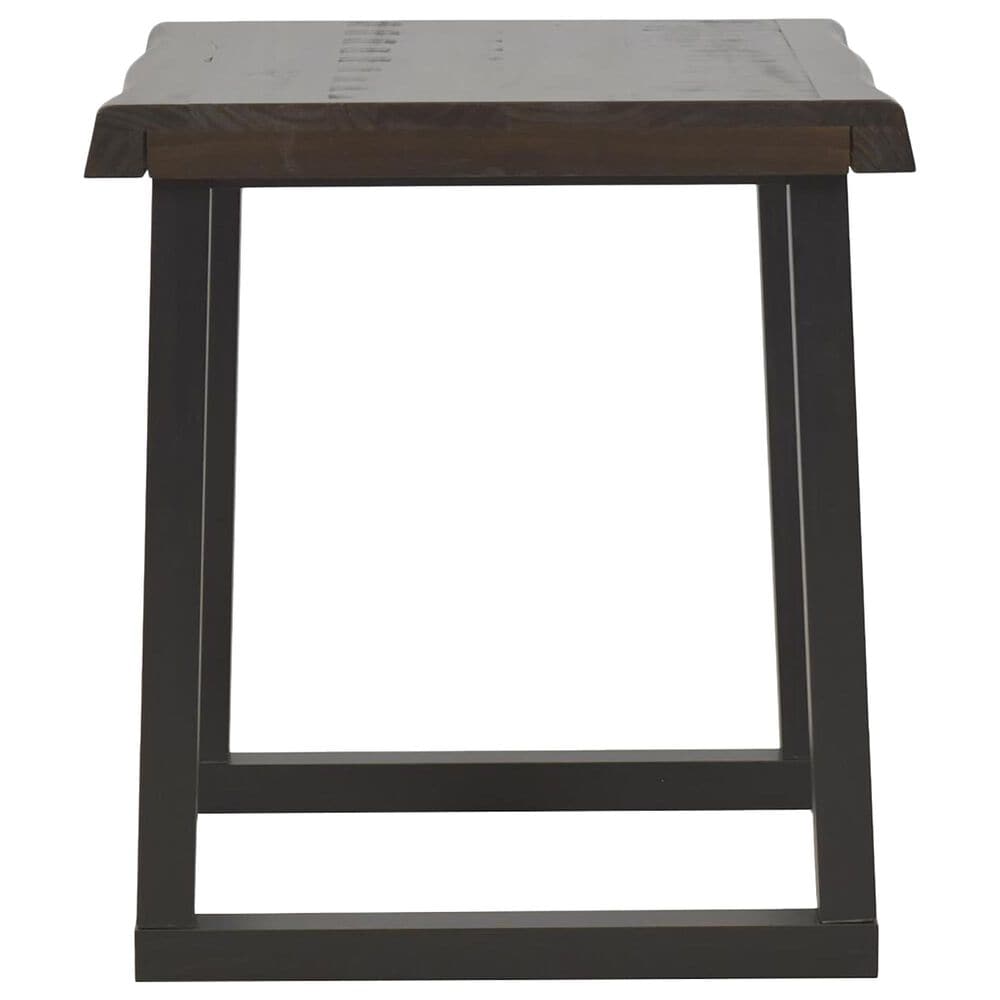 Steve Silver Jennings End Table in Distressed Cherry and Ebony, , large