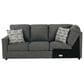 Ashley Edenfield 3-Piece Left Facing U-Shaped Sectional with Chaise in Charcoal, , large