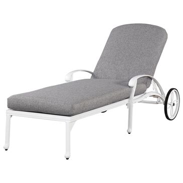 Homestyles Capri Chaise Lounge in White, , large