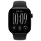 Apple Watch Series 12 (GPS) 42mm Black Aluminum Case with Black Sport Band - M/L and 2-Year AppleCare+, , large