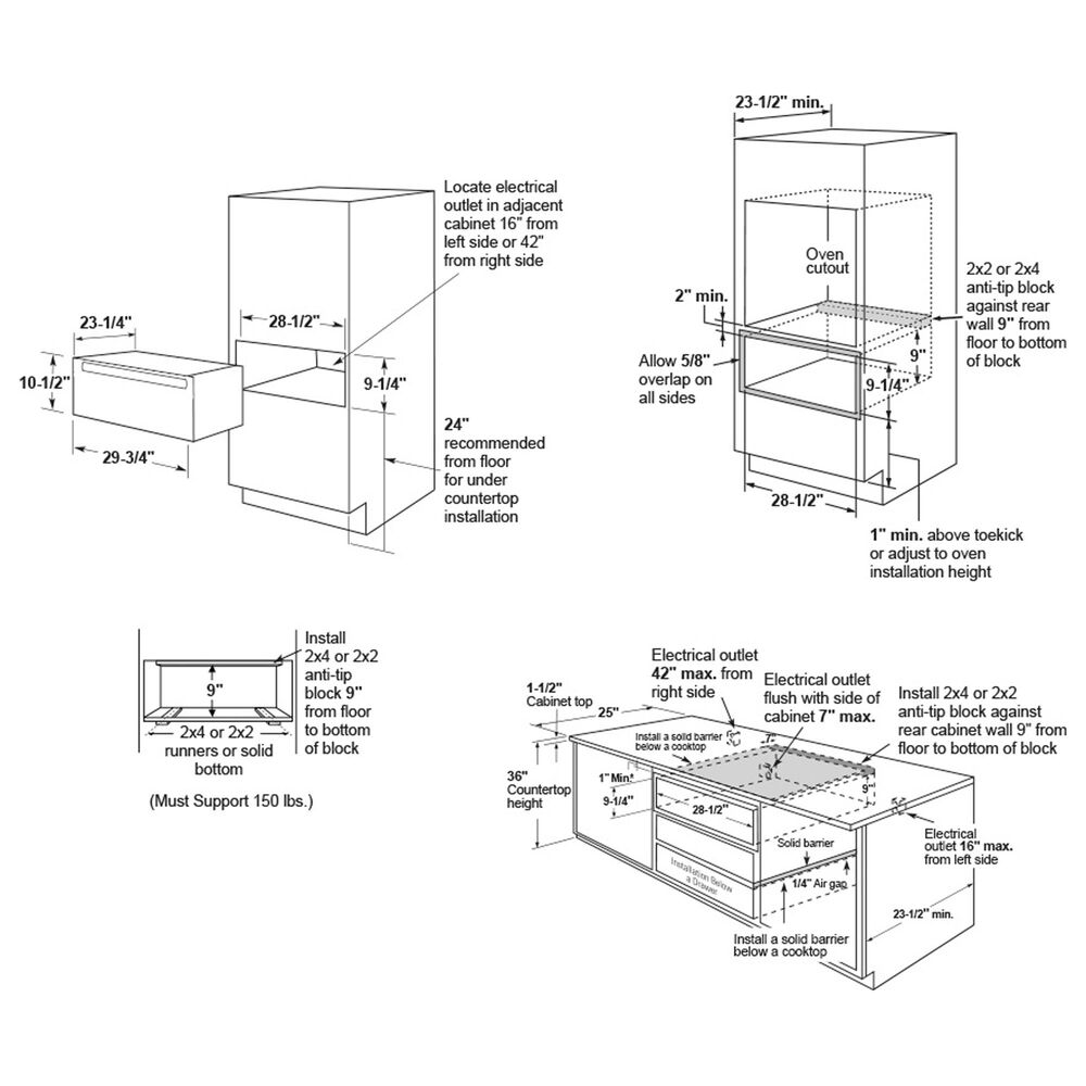 Cafe 30 " Warming Drawer in Matte Black Nebraska Furniture Mart
