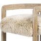 Jennifer Taylor Home Millwick 26.5" Counter Stool with Natural Blonde Cushion in Rustic Blonde, , large