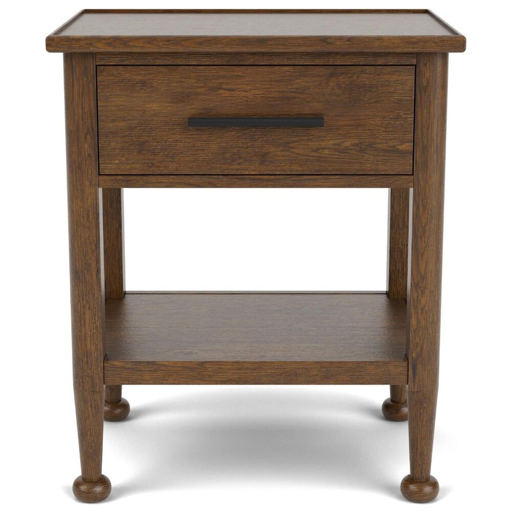 Riverside Furniture Calhoun 4-Piece Queen Panel Bedroom Set in Whiskey Oak, , large