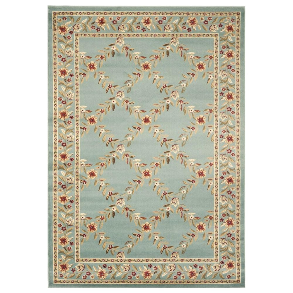 Safavieh Lyndhurst LNH557 5"3" x 7"6" Blue Area Rug, , large