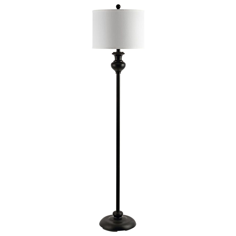 Safavieh Erlan Floor Lamp in Black, , large