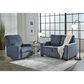 Ashley Rannis Stationary Twin Sofa Sleeper in Navy, , large