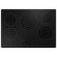 GE Profile 2-Piece Kitchen Package with 30" Built-In Double Wall Oven and Electric Cooktop in Stainless Steel and Black, , large