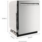 KitchenAid Two-Rack Built-In Dishwasher with ProWash Cycle in PrintShield Stainless Steel, , large