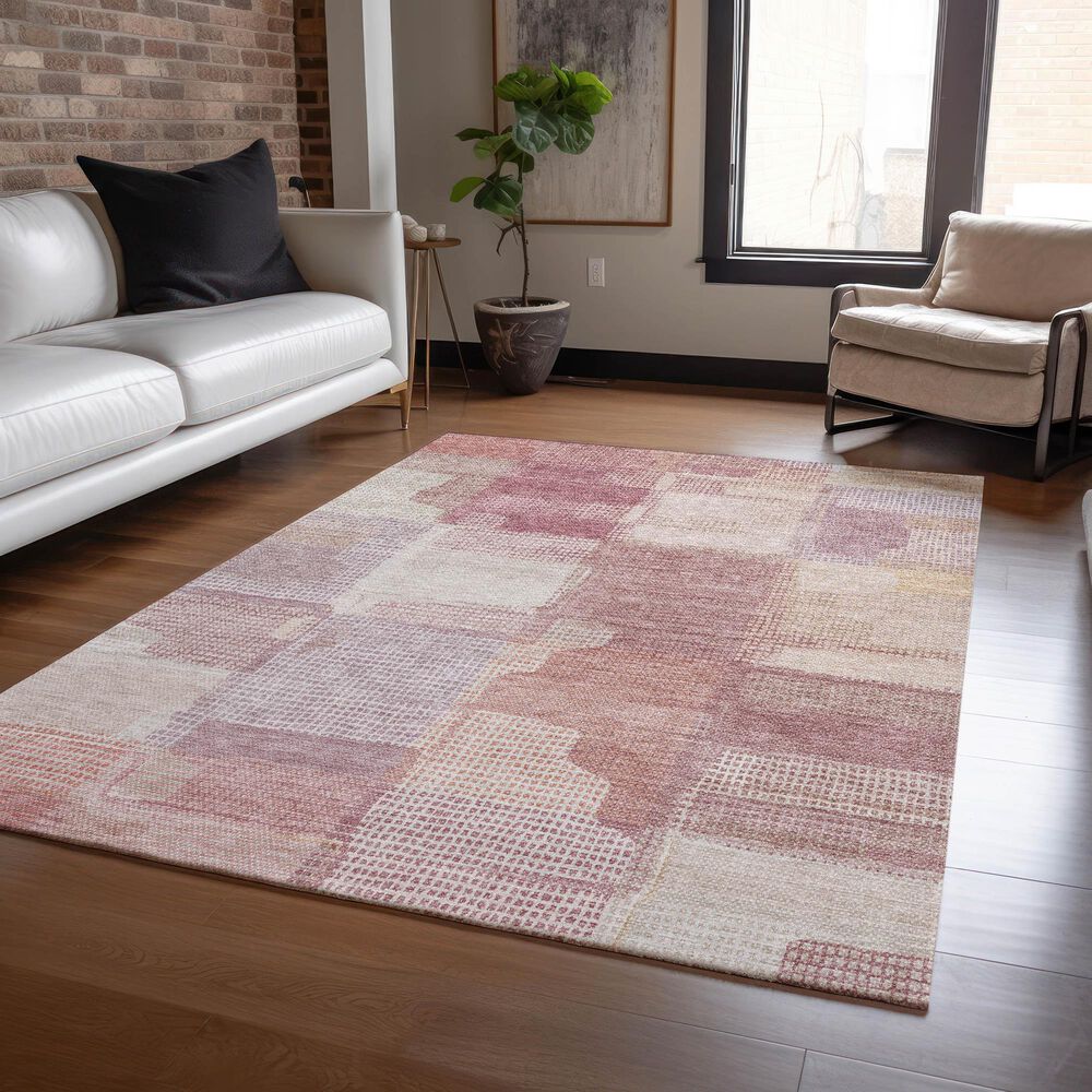 Dalyn Rug Company Ravenna RN10 3&#39; x 5&#39; Blush Area Rug, , large