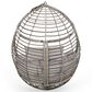 Noble House Layla Hanging Chair in Gray, , large