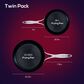 Circulon 8" and 10.25" Nonstick Frying Pan Set in Stainless Steel, , large