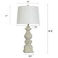 Flair Industries Table Lamp in Light Gray, , large