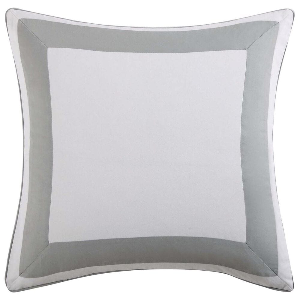 Pem America Tropical Plantation European Sham in Grey and White, , large