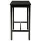 Linon Home Decor Claridge Bar Height Pub Table in Jet-Black - Table Only, , large