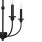 Hunter Southcrest 18" 4-Light Chandelier in Flat Matte Black, , large