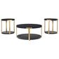 Ashley Shylore Occasional Table Set in Black and Brass (Set of 3), , large