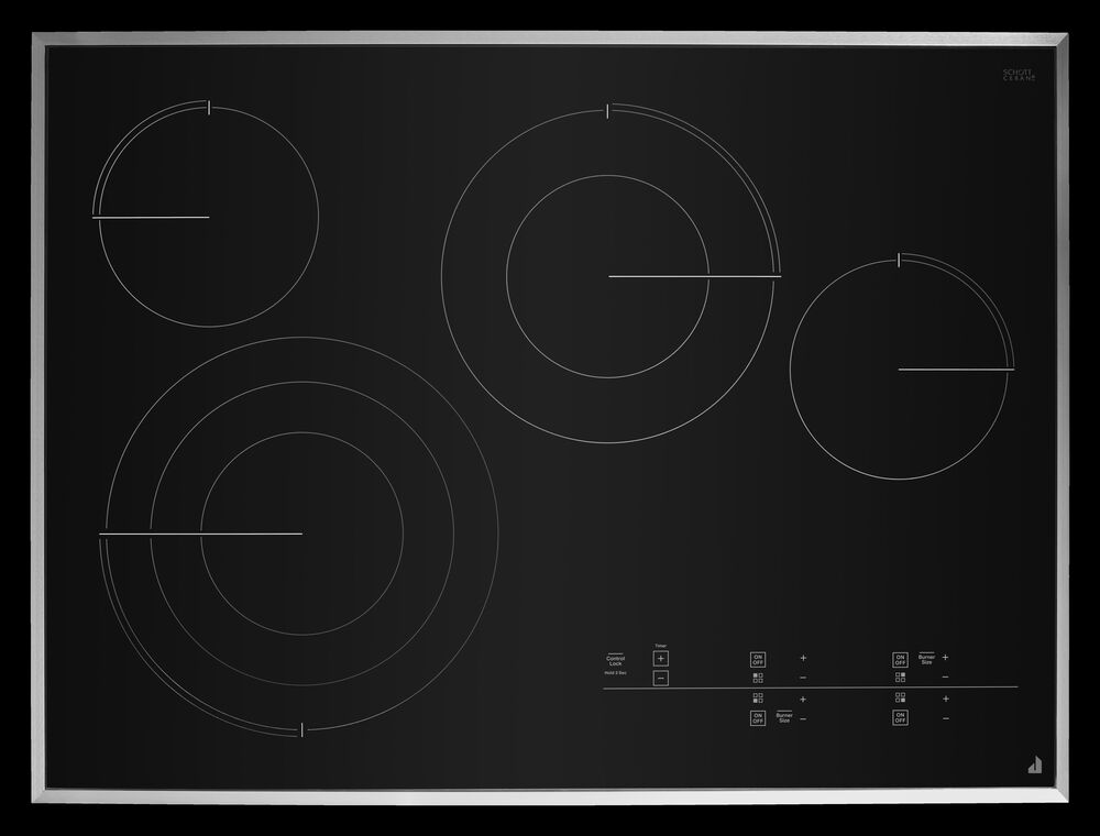 JennAir 30" Electric Lustre Radiant Cooktop with Emotive Controls in Stainless Steel, , large
