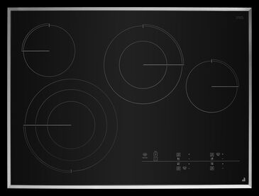 JennAir 30" Electric Lustre Radiant Cooktop with Emotive Controls in Stainless Steel, , large