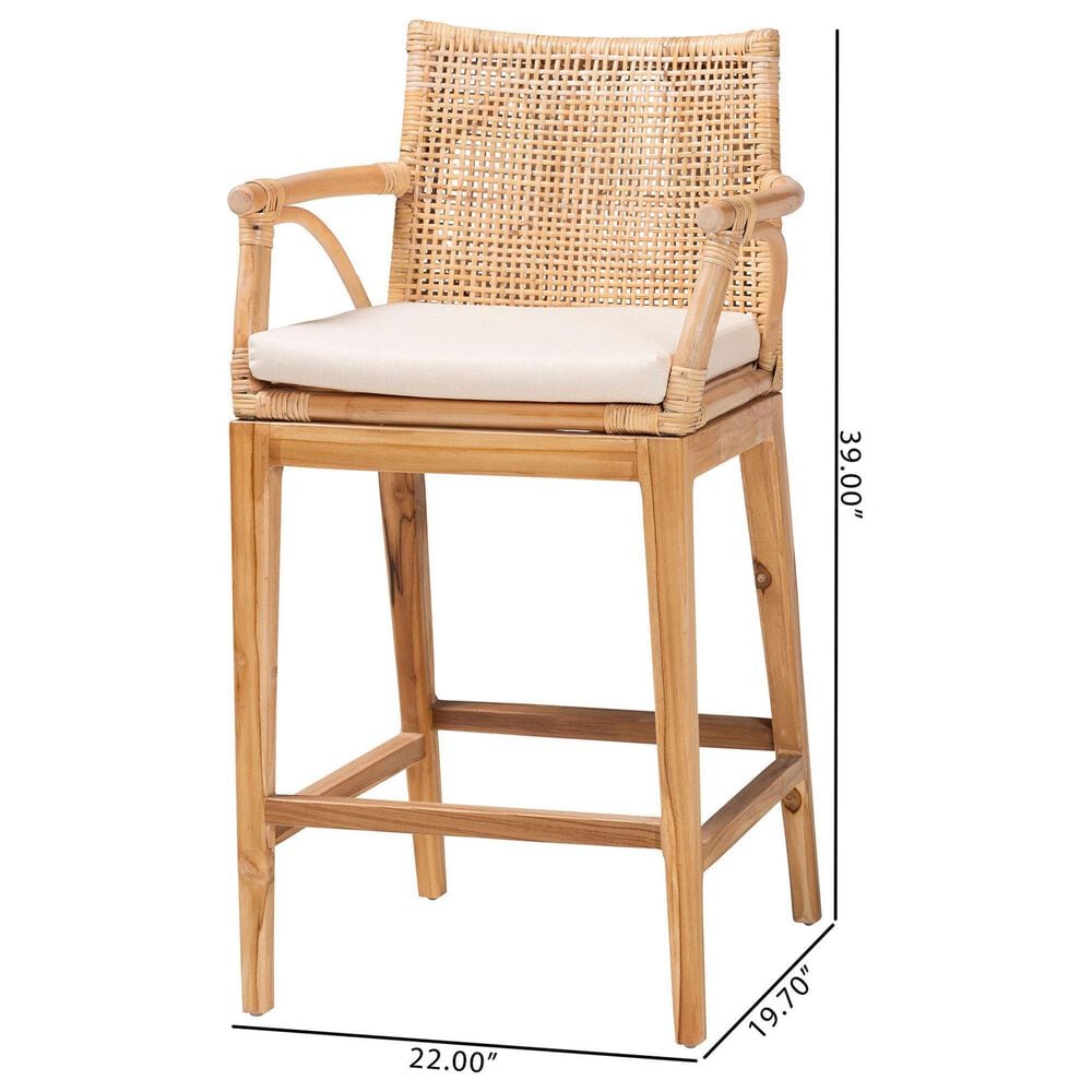 Baxton Studio Storsel Counter Stool in Natural (Set of 2), , large