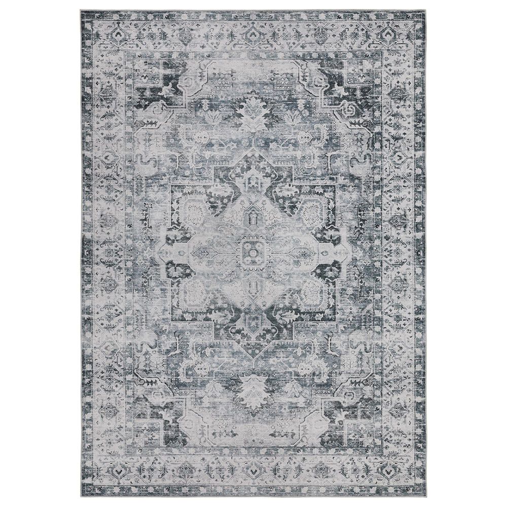 Oriental Weavers Charleston Abstract 2" x 3" Charcoal Area Rug, , large