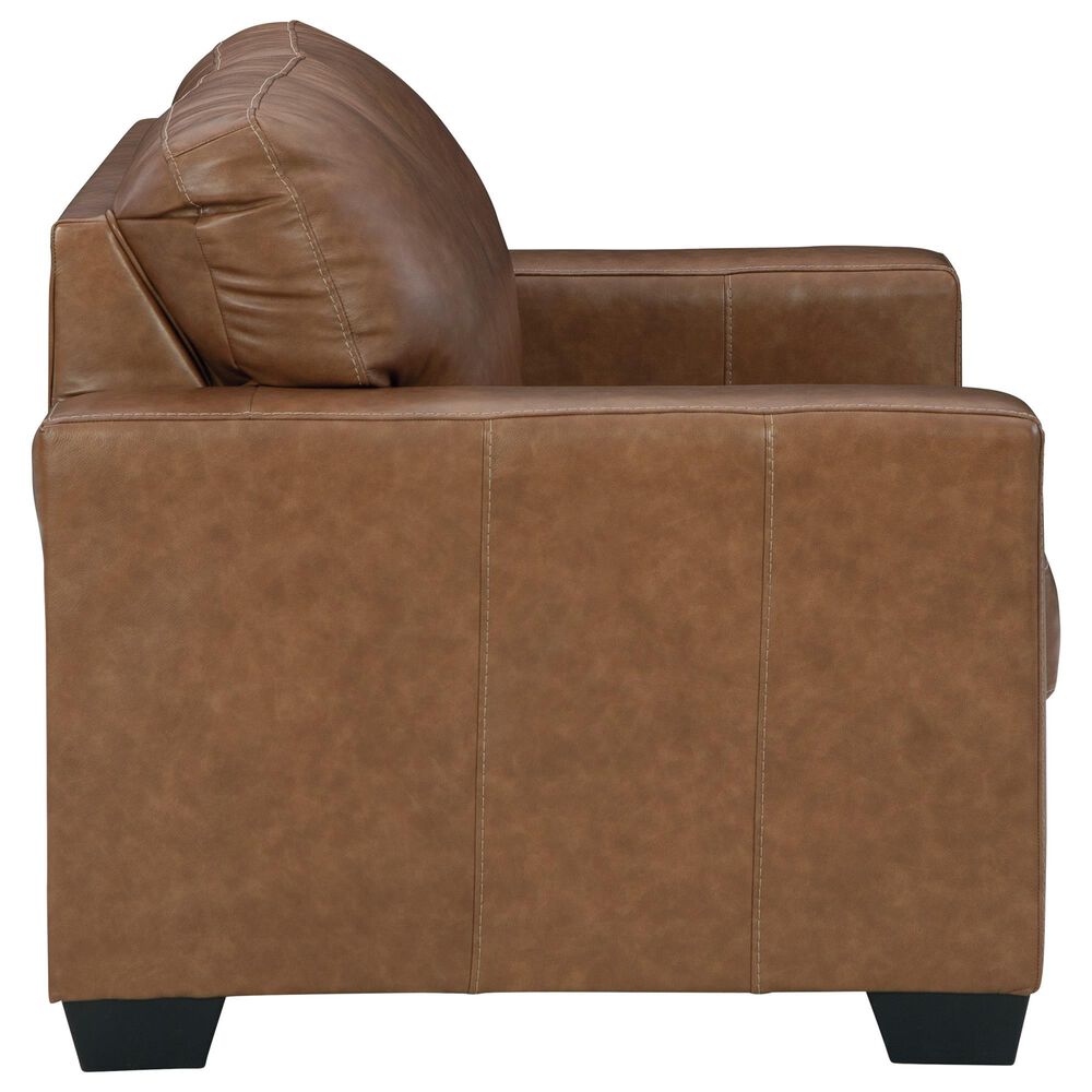 Ashley Bolsena Stationary Loveseat in Caramel, , large