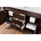 James Martin Vanities Brookfield 60" Single Bathroom Vanity in Burnished Mahogany with 3 cm Eternal Jasmine Pearl Quartz Top and Rectangle Sink, , large