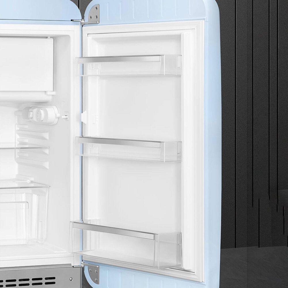 SMEG 4.48 Cu. Ft. Freestanding Compact Refrigerator with Right Hinge in Pastel Blue, , large