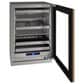 U-Line 5.2 Cu. Ft. Beverage Center in Stainless Steel, , large
