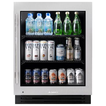 True Residential 5 Cu. Ft. ADA Height Undercounter Refrigerator with Left Hinge and Solid Door in Stainless Steel, , large