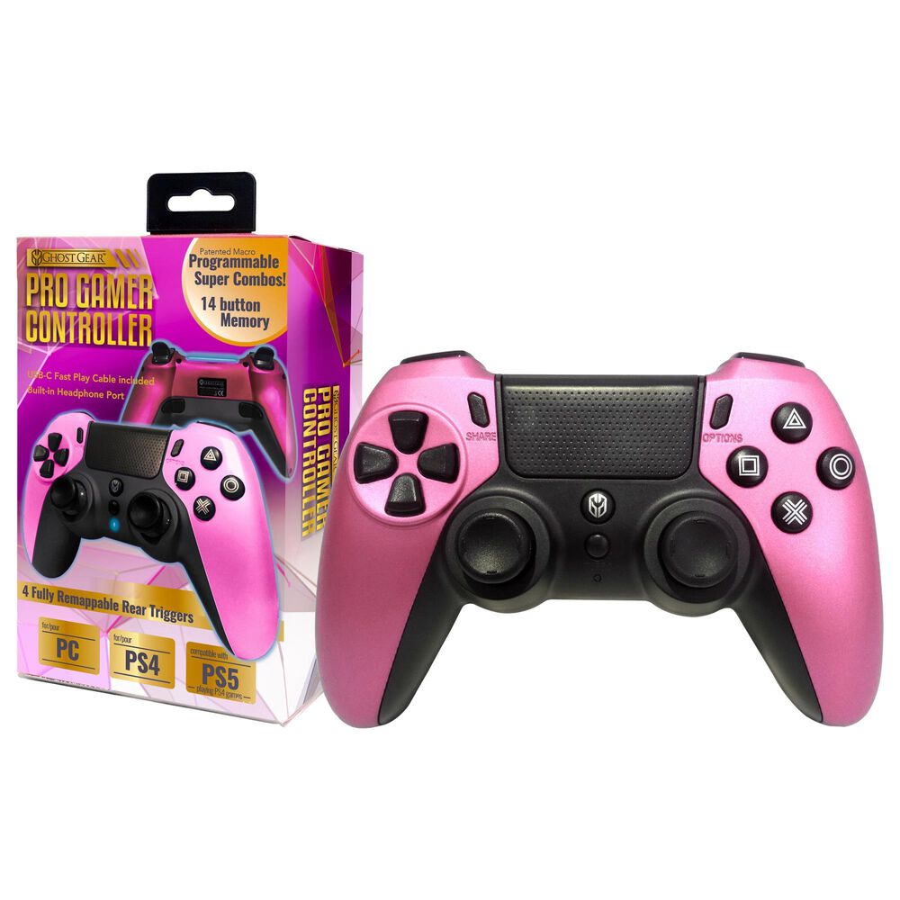 Ghost Gear Playstation 4 Pro Controller In Pink Nebraska Furniture Mart