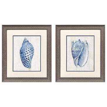 Paragon 19" x 22" Ocean Echoes I Wall Art in Blue (Set of 2), , large