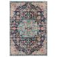 Safavieh Madison MAD447Z 4" x 6" Black and Teal Area Rug, , large