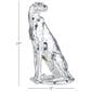 Maple and Jade Leopard Decorative Sculpture in Polished Silver, , large