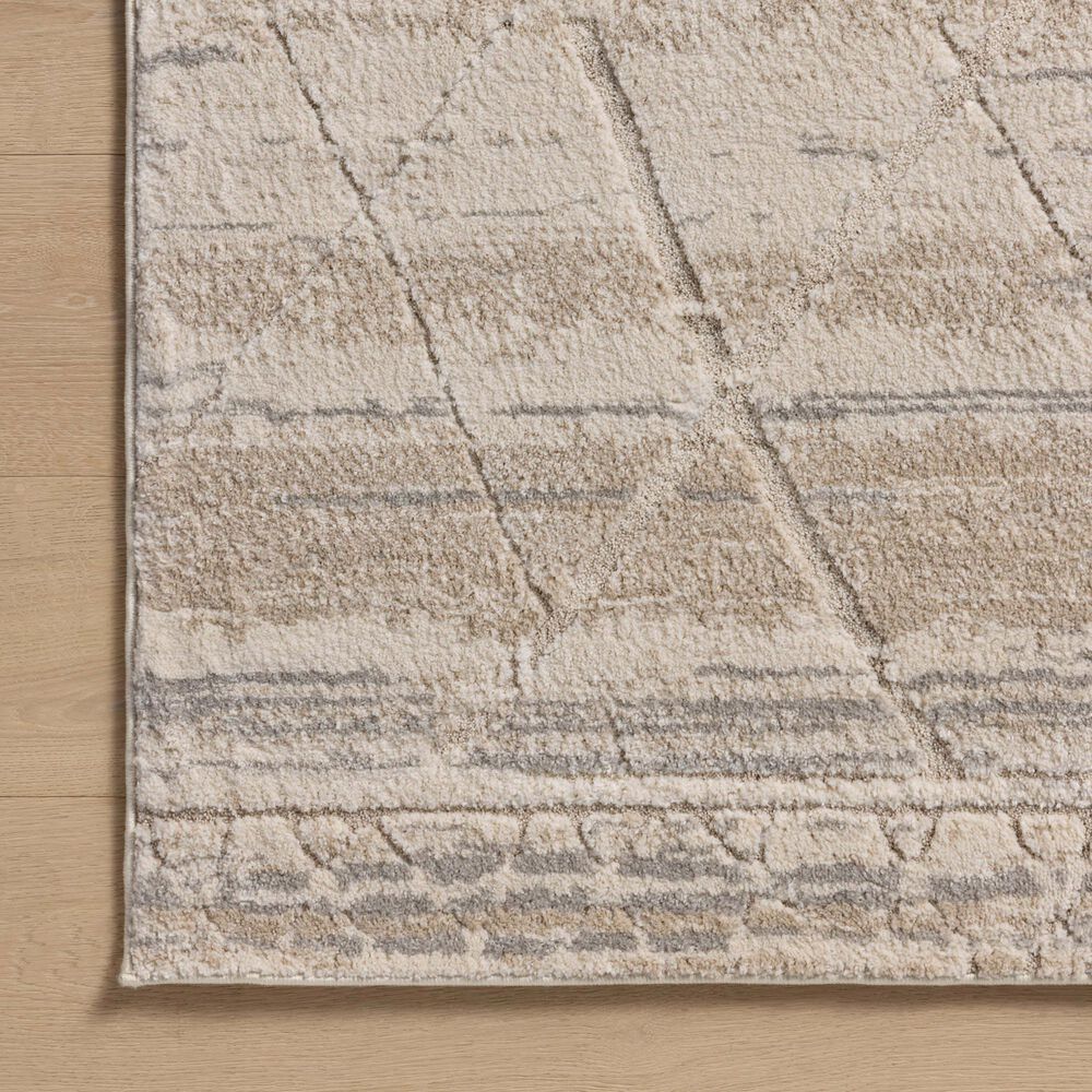 Amber Lewis x Loloi Monty 9&#39;2&quot; x 13&#39; Ivory and Natural Area Rug, , large