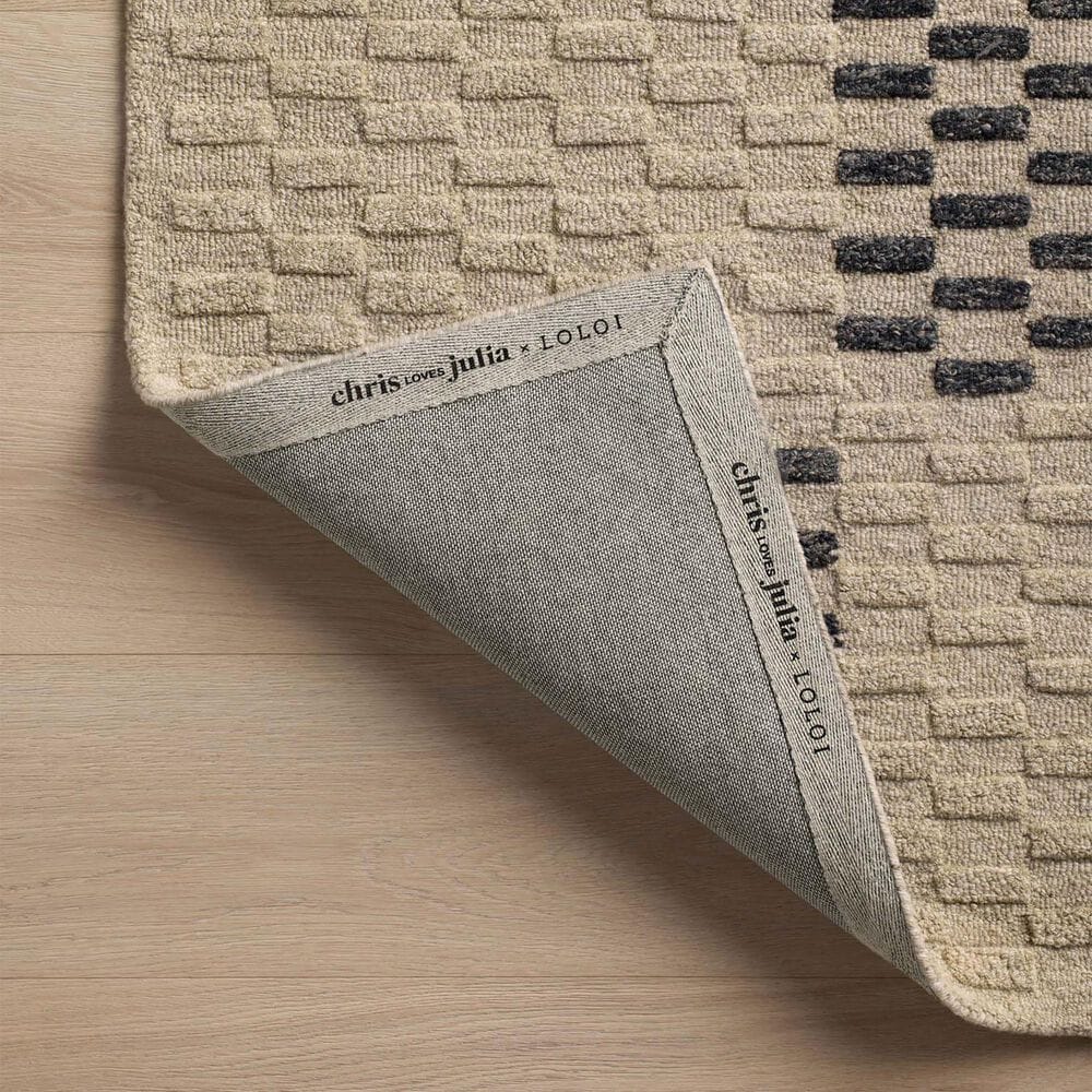 Chris Loves Julia x Loloi Bradley 2&#39;6&quot; x 9&#39;9&quot; Beige and Midnight Runner, , large