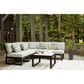 Ashley Beachloft 6-Piece Outdoor Sectional with Table in Gray, , large