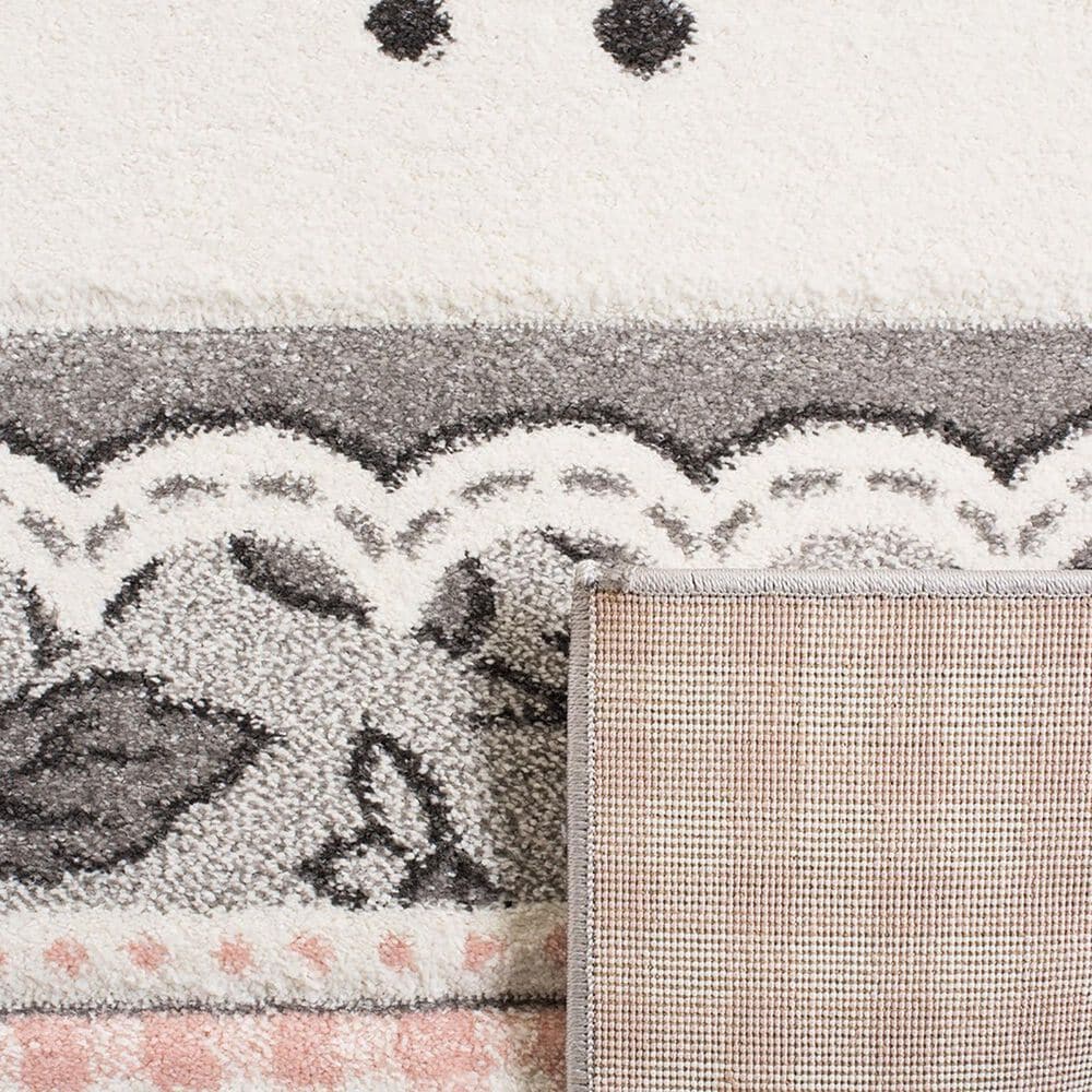 Safavieh Carousel 2&#39; x 8&#39; Pink and Ivory Kids Runner, , large