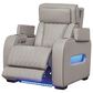 Ashley Boyington Leather Power Recliner in Gray, , large