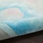 Nourison Prismatic 3"9" x 5"9" Sea Mist Blue Area Rug, , large