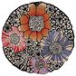 L&R Resources Sinuous Spring Blossoms 4" Scalloped Multicolor Area Rug, , large