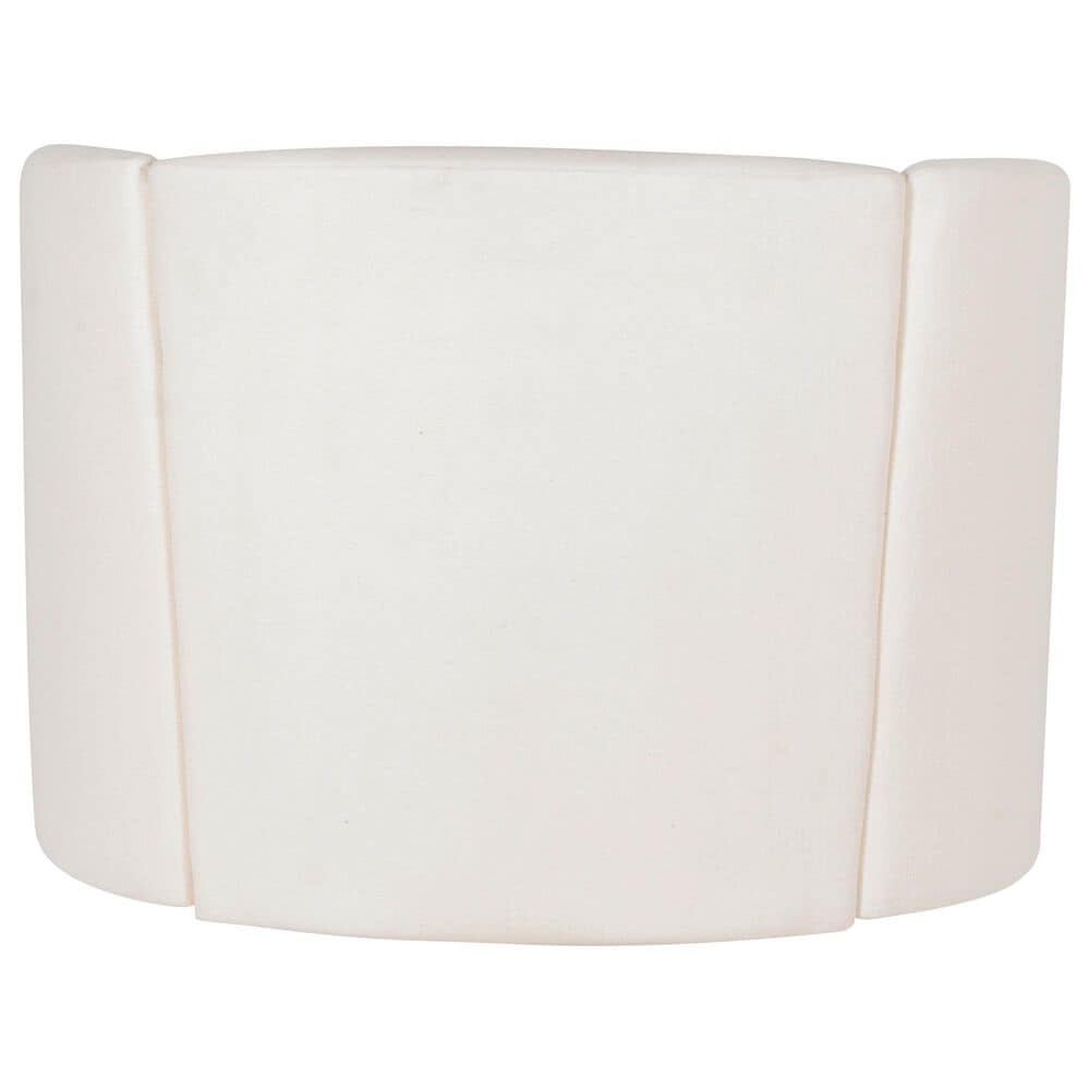 Linon Home Decor Rory Swivel Accent Chair in Off White, , large